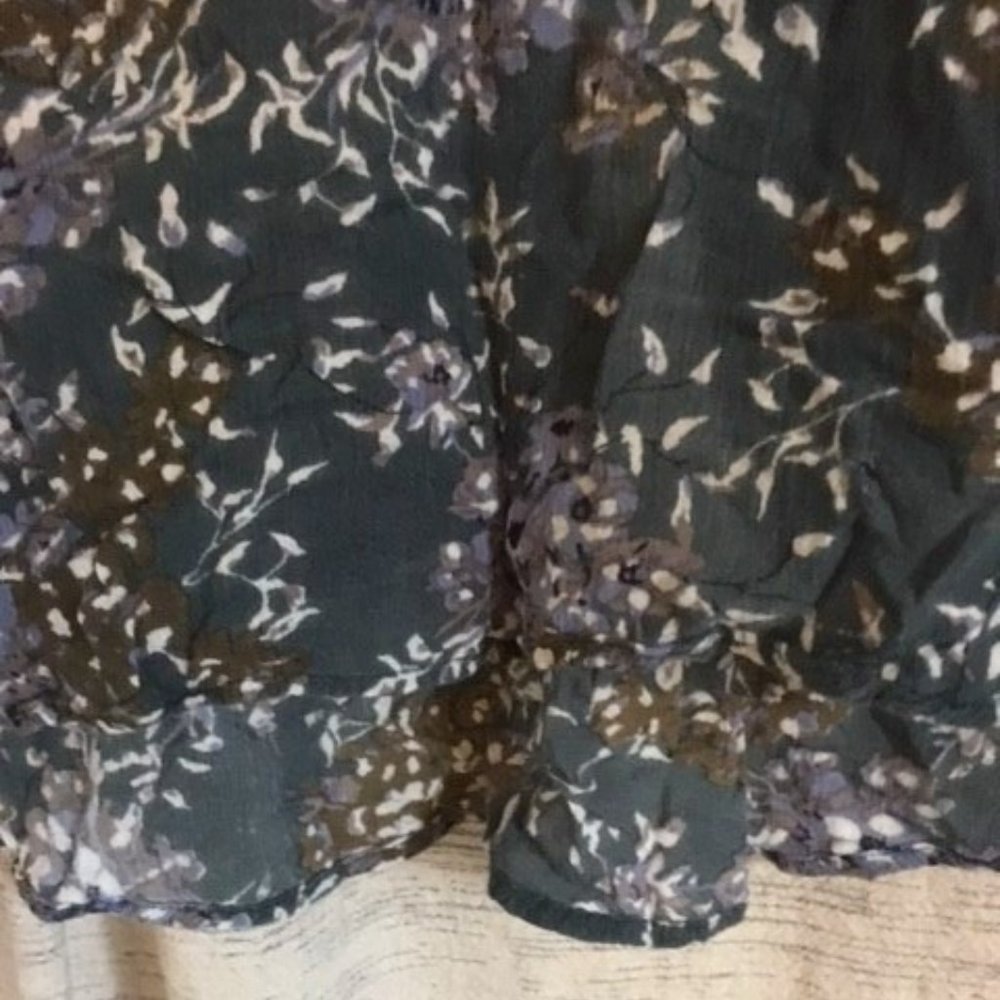 Kaffe Danish Design Anneli Floral Tunic Long Sleeve Peasant Top - Picture 9 of 13